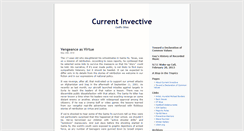 Desktop Screenshot of currentinvective.com