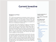 Tablet Screenshot of currentinvective.com